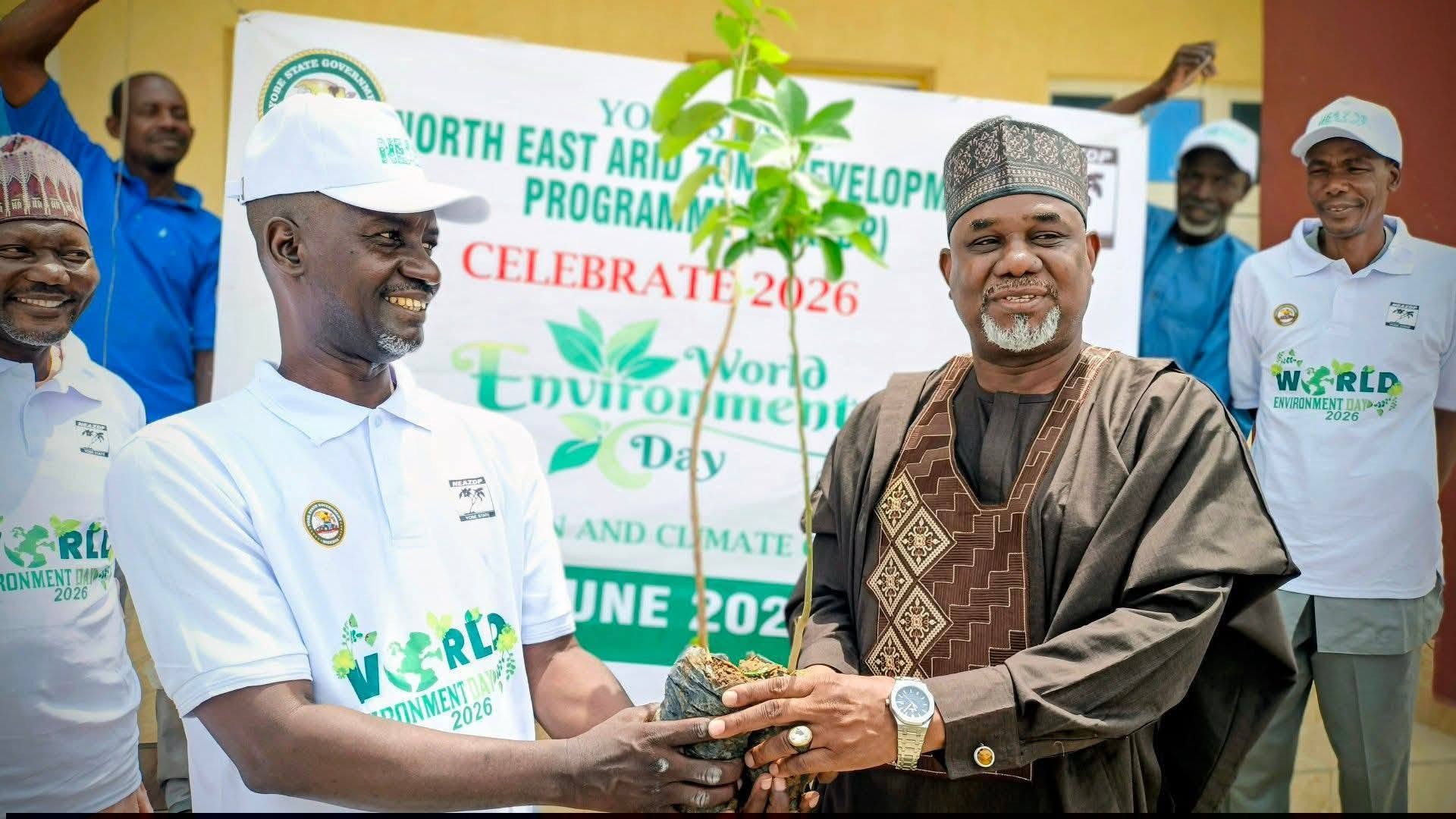 World Environment Day 2026: 2,000 drought-resistant seedlings distributed to Federal University Gashua and Umar Suleiman College of Education.